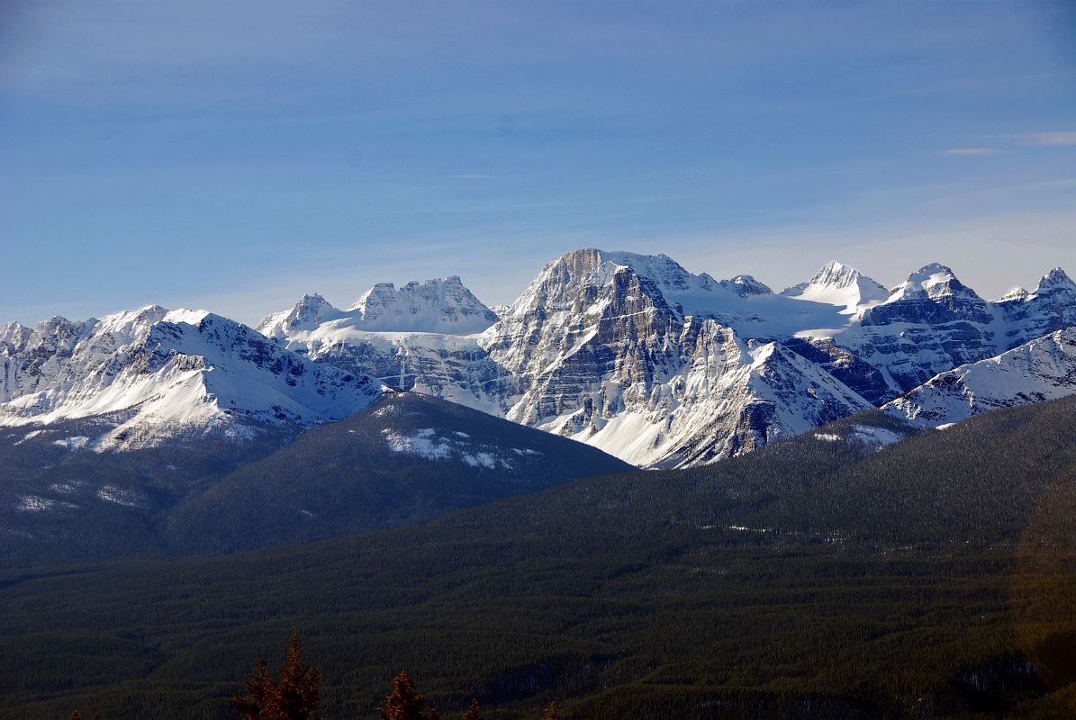 22A Panorama Peak, Quadra Mountain, Mount Fry and Tower Of Babel, Mount Little and Bowlen, Tonsa Peak From Lake Louise Ski Area